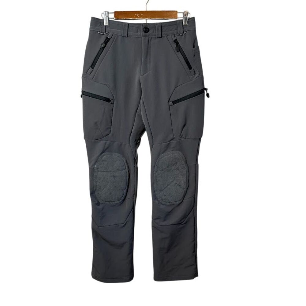 FORLOH Men's AllClima Stretch Woven Hunting Pant 30 Tall Gray Knee Pad